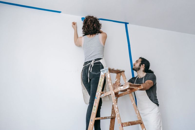 Freshly painted commercial office space prepared for new tenant occupancy
